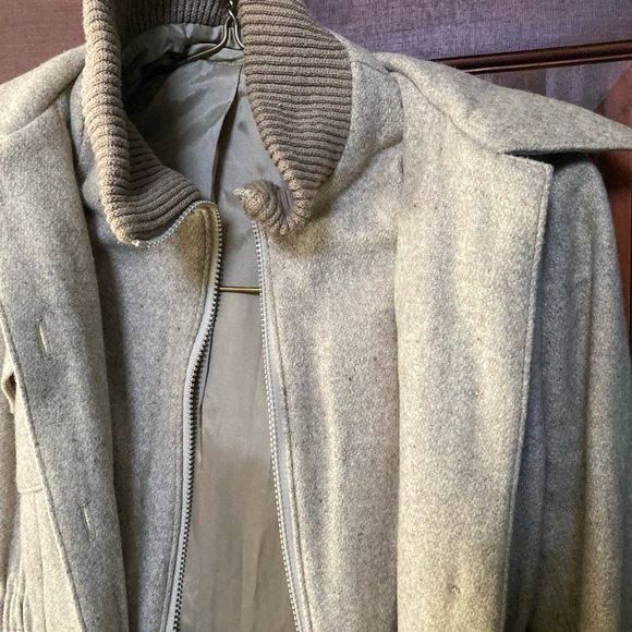 1980s pure wool vintage size 9 made in USA full length coat - Picture 6 of 16